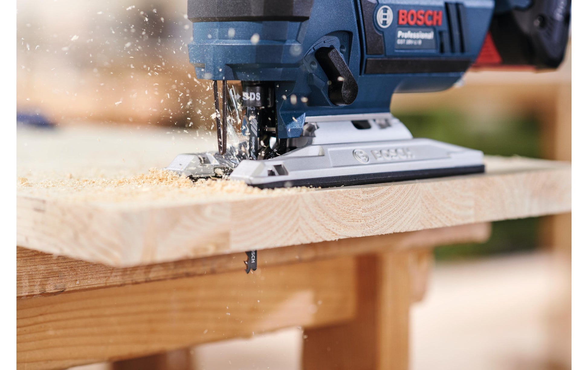 Bosch Professionelles Stichsägeblatt 100 mm HCS – 25 Stk – variabler Klingenzahnabstand 4–5,2 mm – für Holz