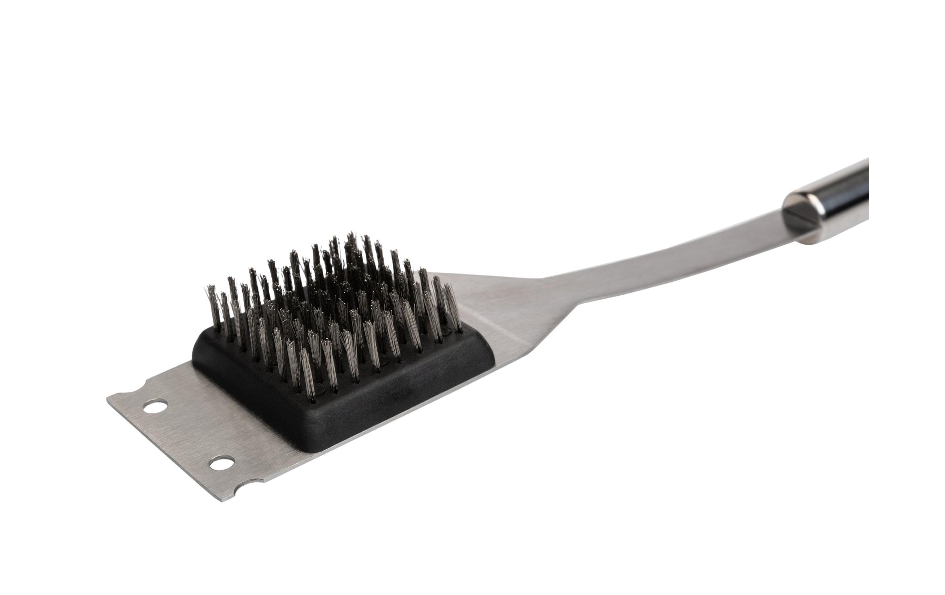 KOOR Grillbürste – Edelstahl, 35 cm, Silber, mit integriertem Metallschaber, hitzebeständig