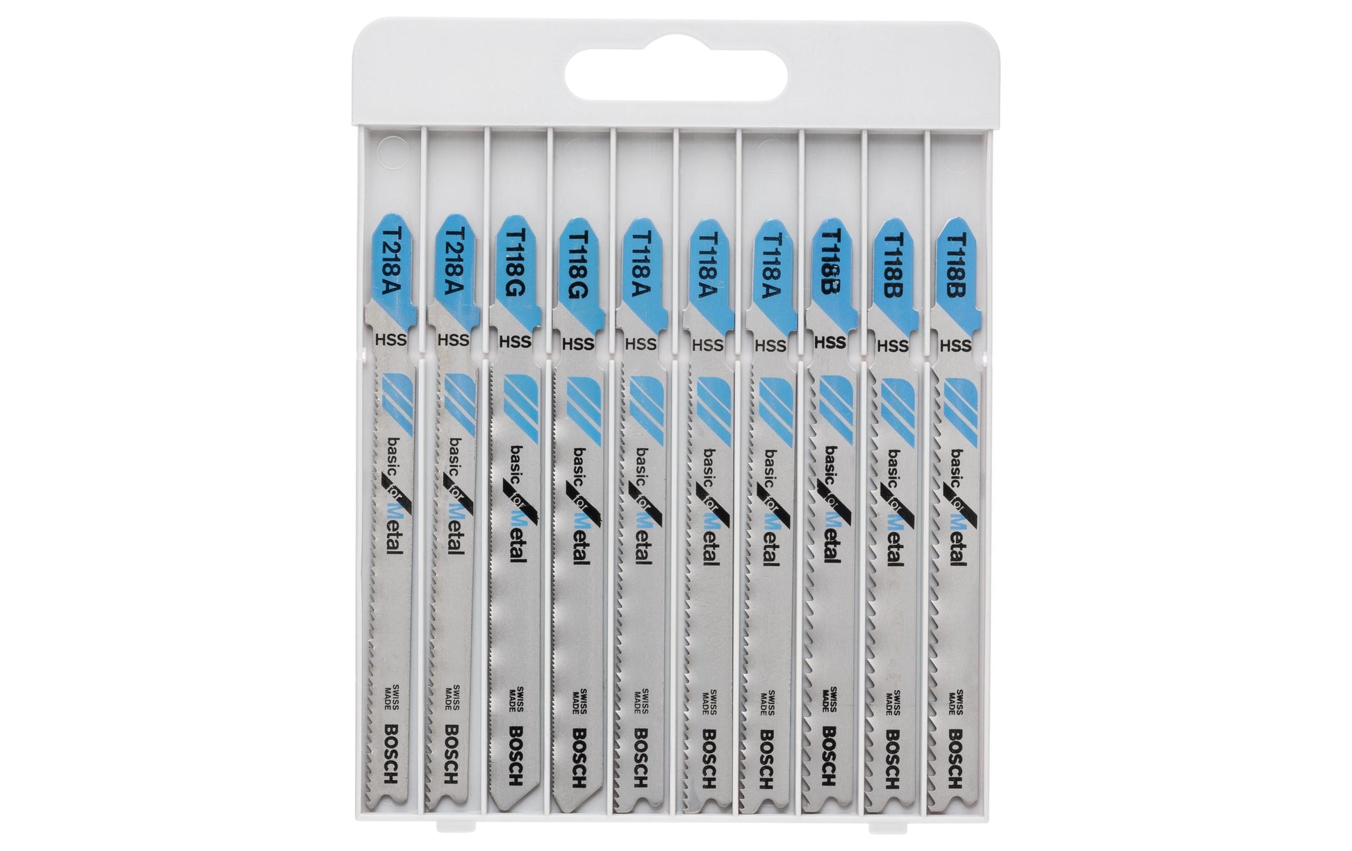 Bosch Professionelles Stichsägeblatt-Set – für Metall – 10 Stk