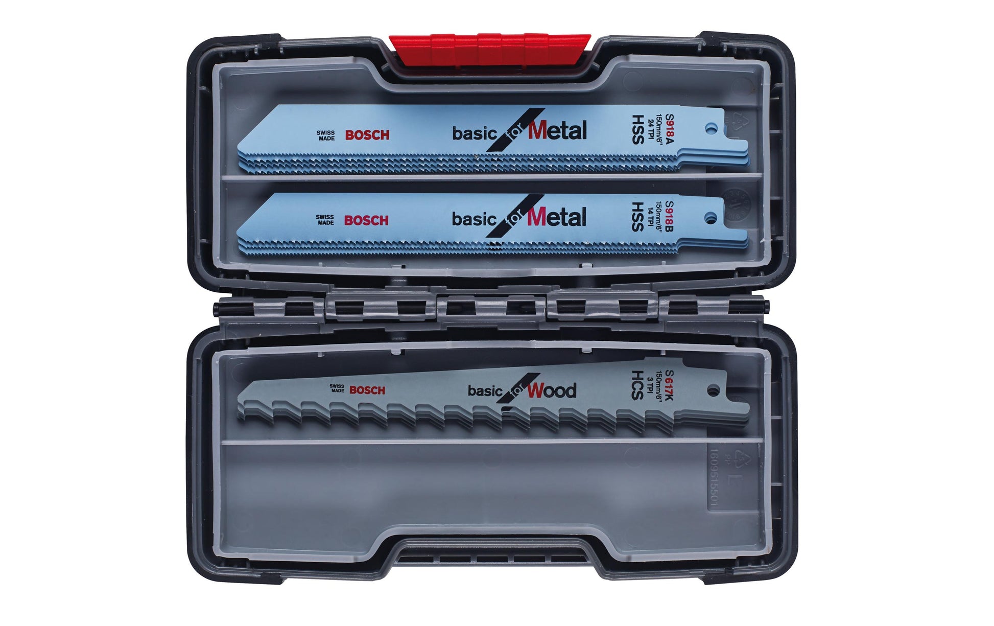 Bosch Professional Säbelsägeblatt, Schwarz, Grau, 15 Stk., Set