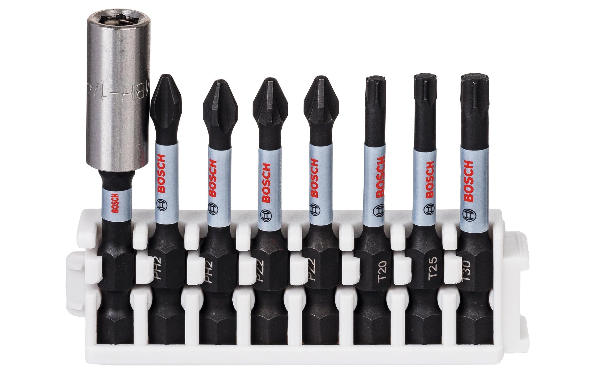 Bosch Professional Impact Control Power – Schrauberbit-Set PH/PZ/TX, 8-teilig – 2 608 522 328