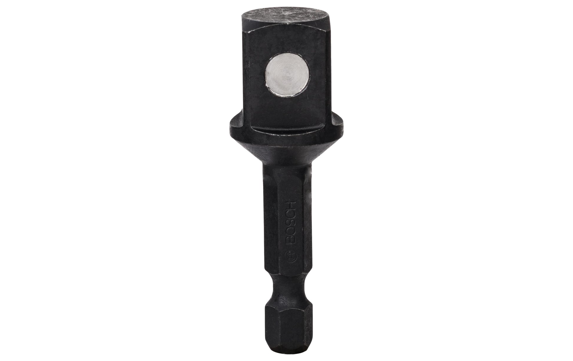 Bosch Professioneller Adapter 50 mm Stahl Sechskantschaft 1/4" – für 1/2" Steckschlüsseleinsätze – 1 Stk