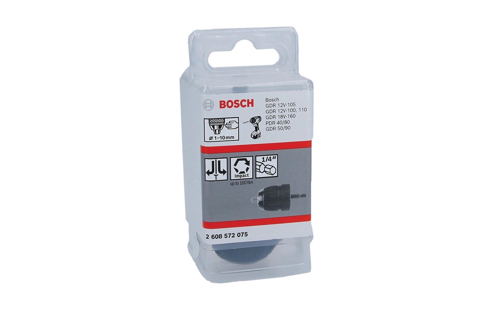 Bosch Professionelles Schnellspannbohrfutter 1–10 mm Metall 1/4" – schlüsselloses Einspannen