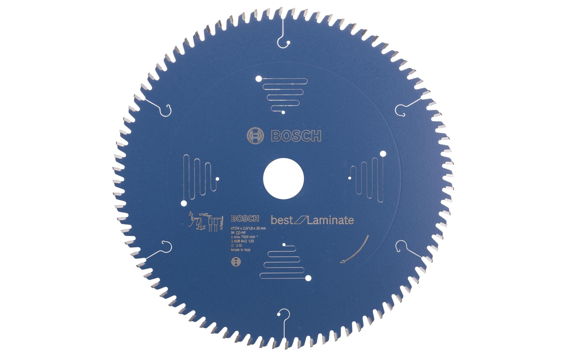 Bosch Professional – Kreissägeblatt, 84 Zähne, 2608642135, 254 mm × 30 mm × 1,8 mm