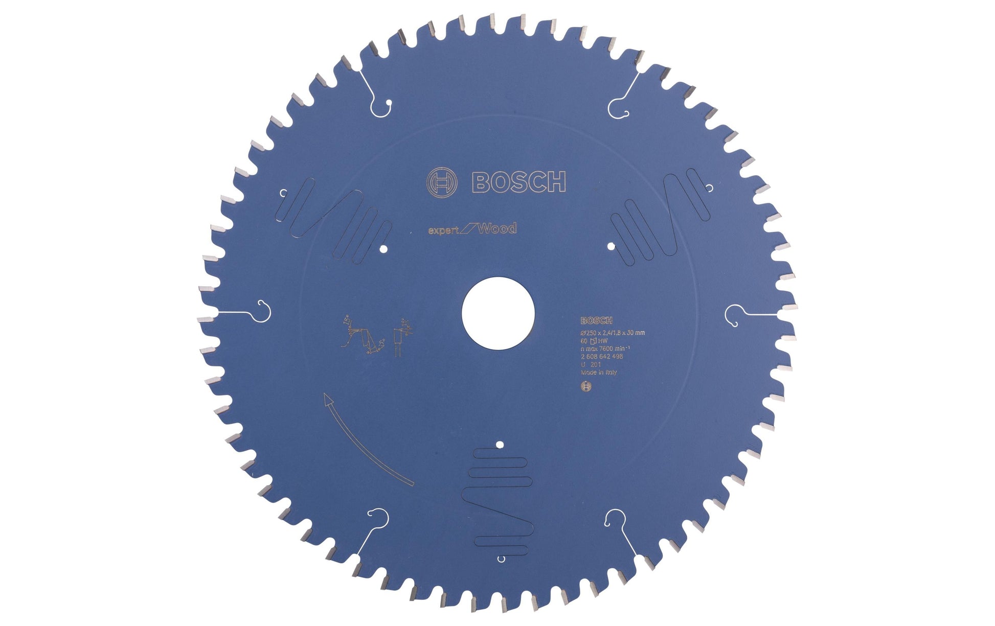 Bosch Professional – Kreissägeblatt, 60 Zähne, 2608642498, 250 mm