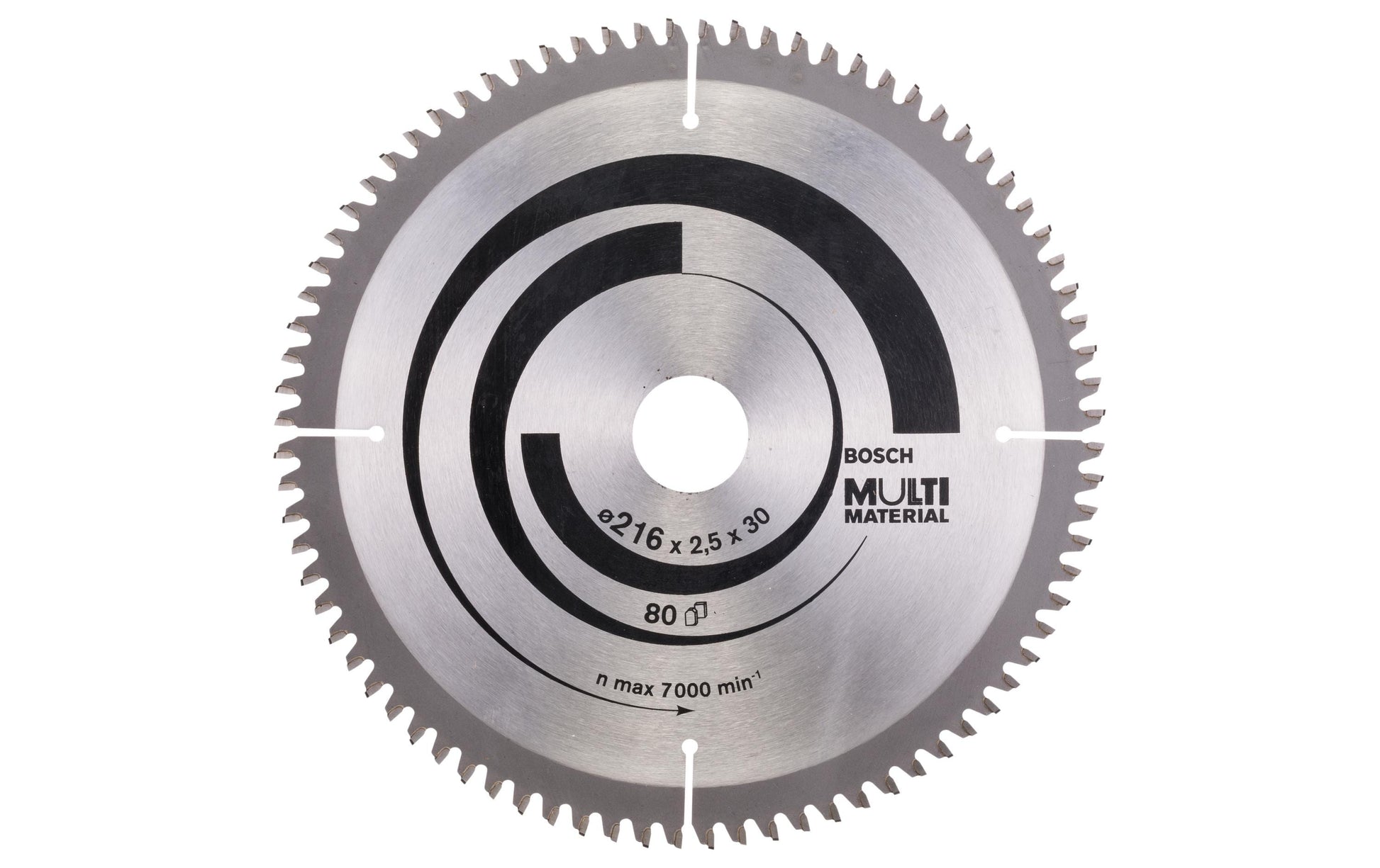 Bosch Professionelles Kreissägeblatt 216 × 30 × 2,5 mm, 80 Zähne – für Metall