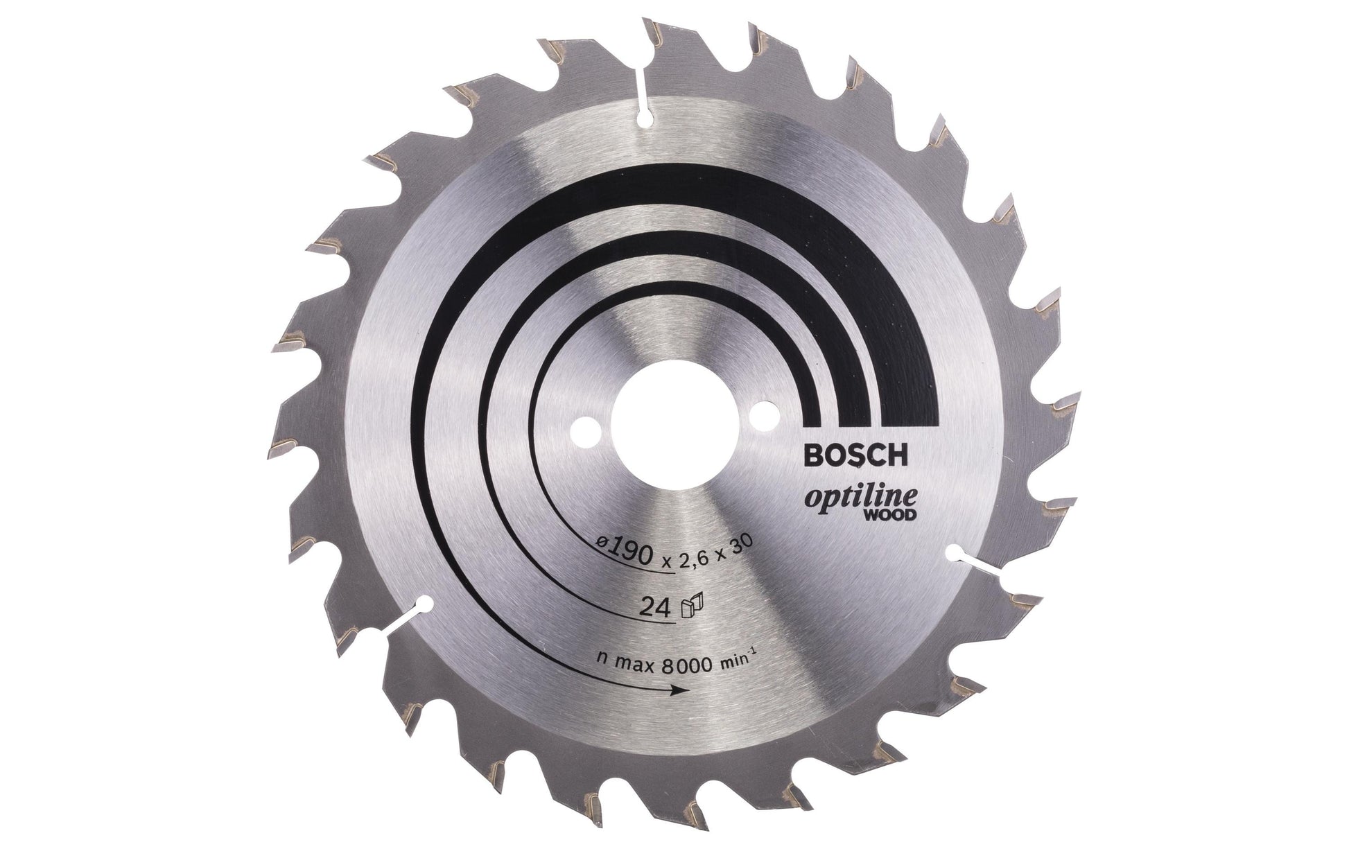 Bosch Professional – Kreissägeblatt, Optiline Wood, 2608640615, 190 mm, 1 Stk.