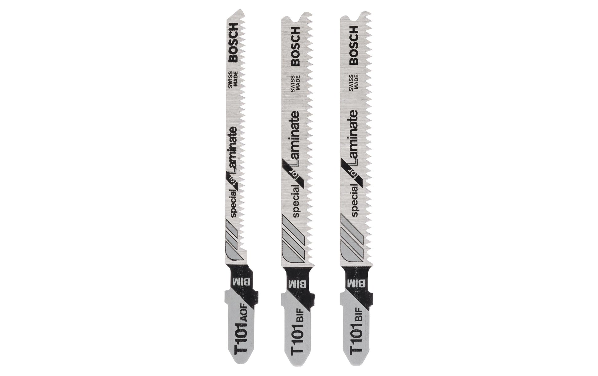 Bosch Professionelles Stichsägeblatt-Set T 101 BIF/2× T 101 AOF – für Laminat – 3-teilig