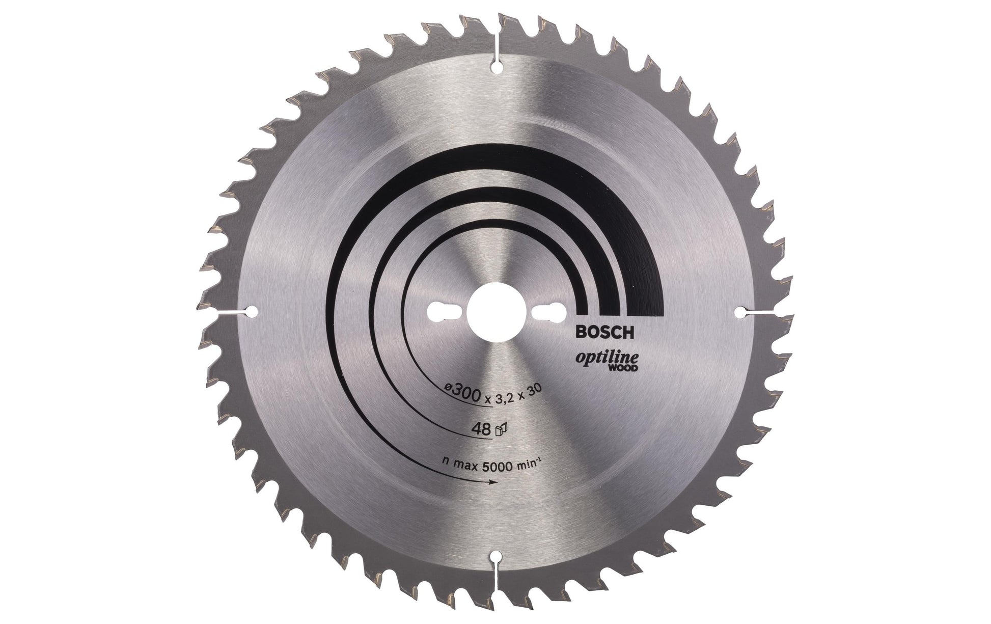 Bosch Professional – Kreissägeblatt, Optiline Wood, 2 608 640 672, 300 mm × 30 mm × 3,2 mm
