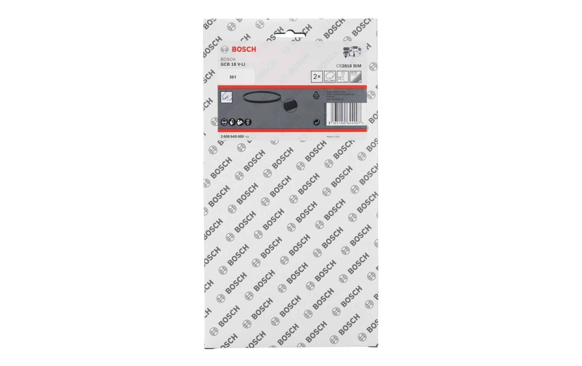Bosch Professionelles Bandsägeblatt – Bimetall – 2 Stk – für Universal