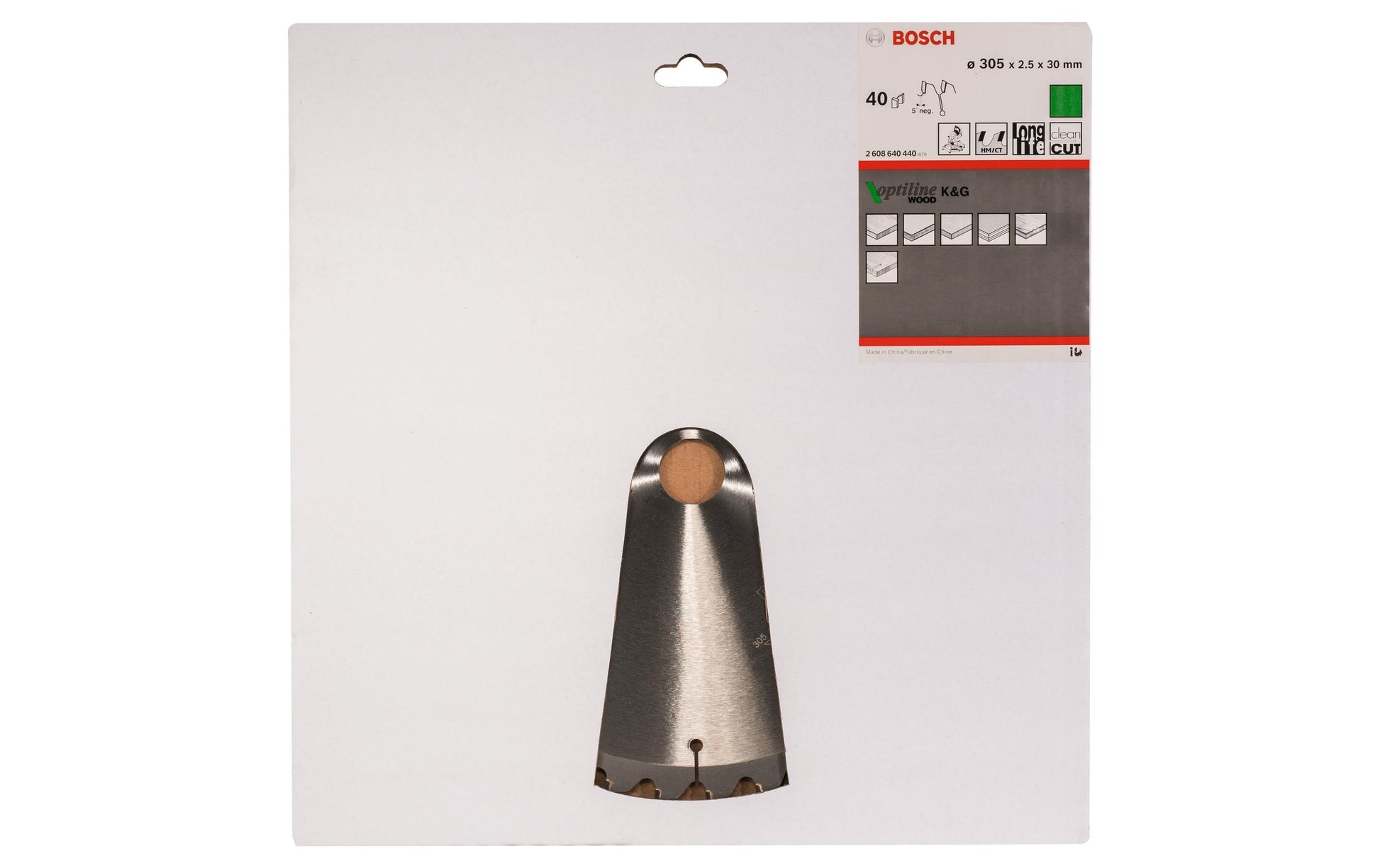Bosch Professional – Kreissägeblatt, Optiline Wood, 2608640440, 305 mm