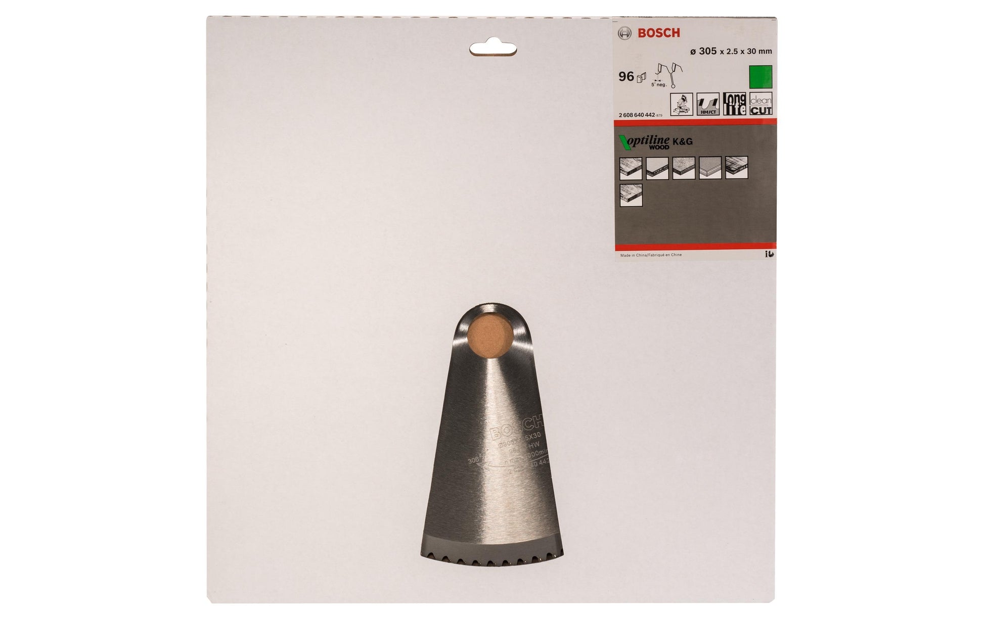 Bosch Professional – Kreissägeblatt, Optiline Wood, 2608640442, 305 mm