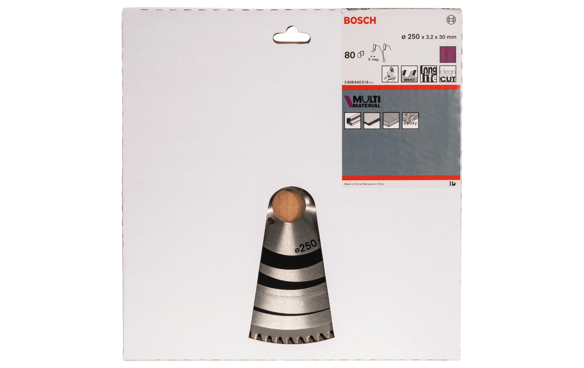 Bosch Professional – Kreissägeblatt, Multi Material, 2608640516, 250 mm