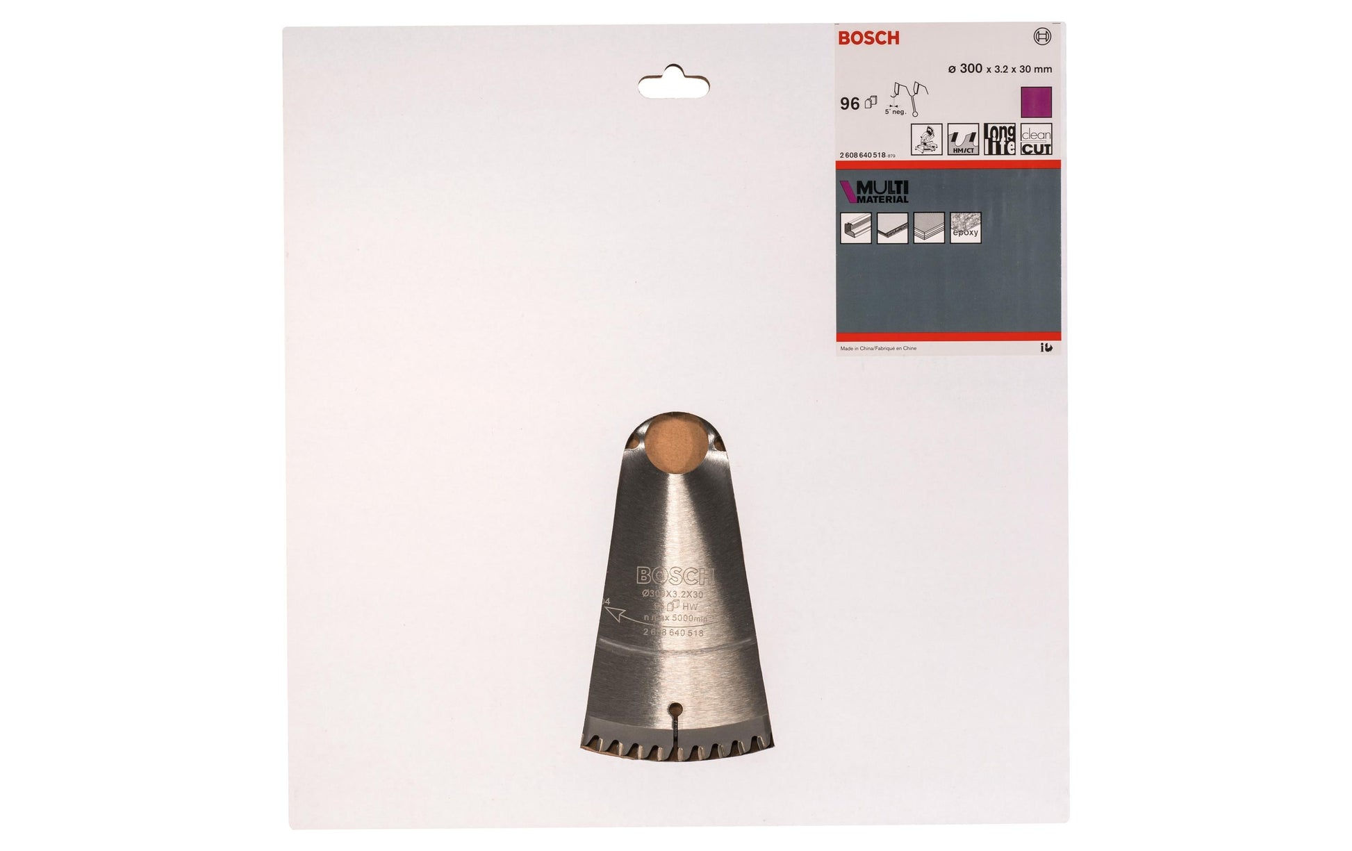 Bosch Professional – Kreissägeblatt, Multi Material, 2608640518, 300 mm