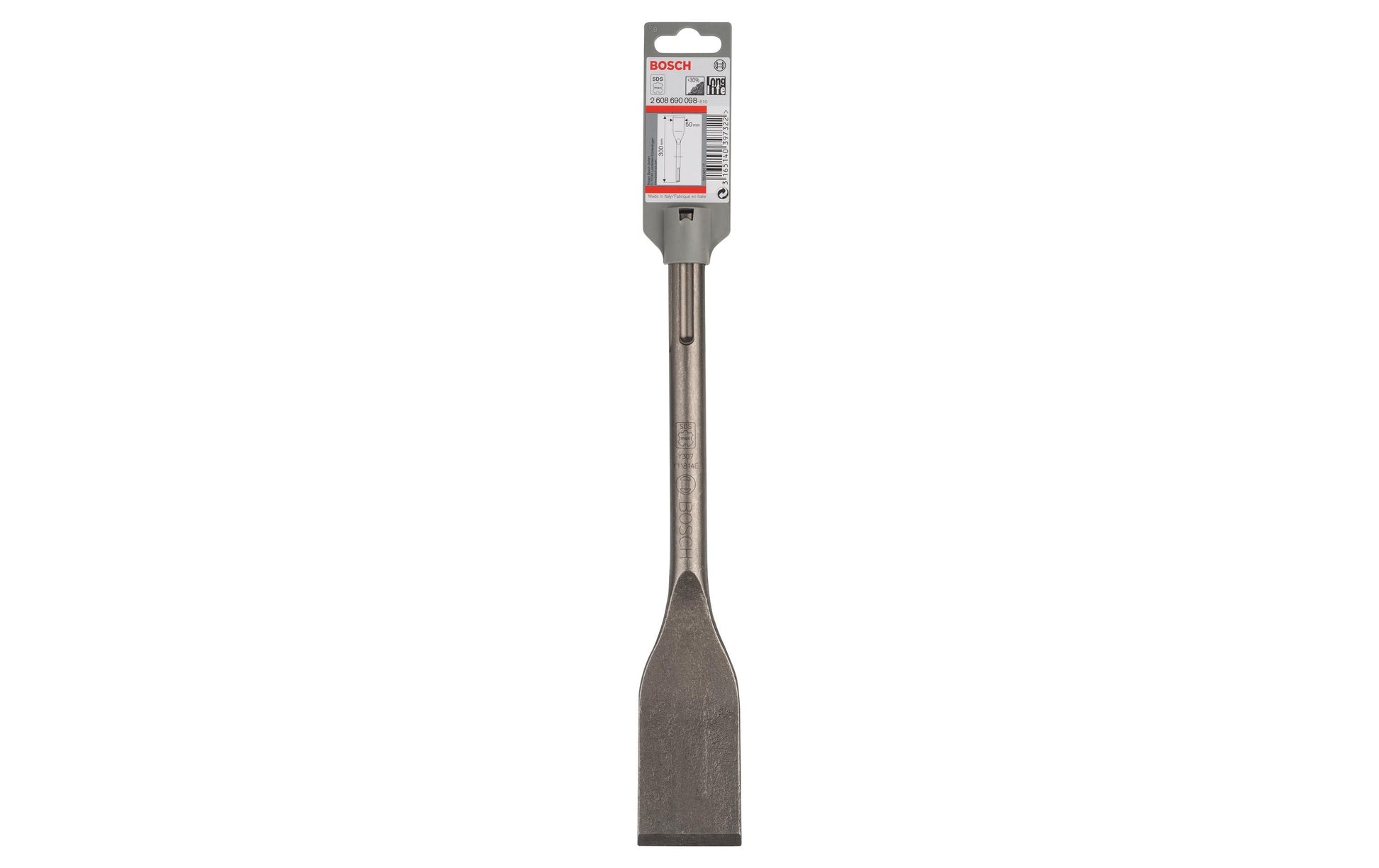 Bosch Professioneller Fliesenmeissel 50 × 300 mm Metall – für Fliesen – für SDS Max