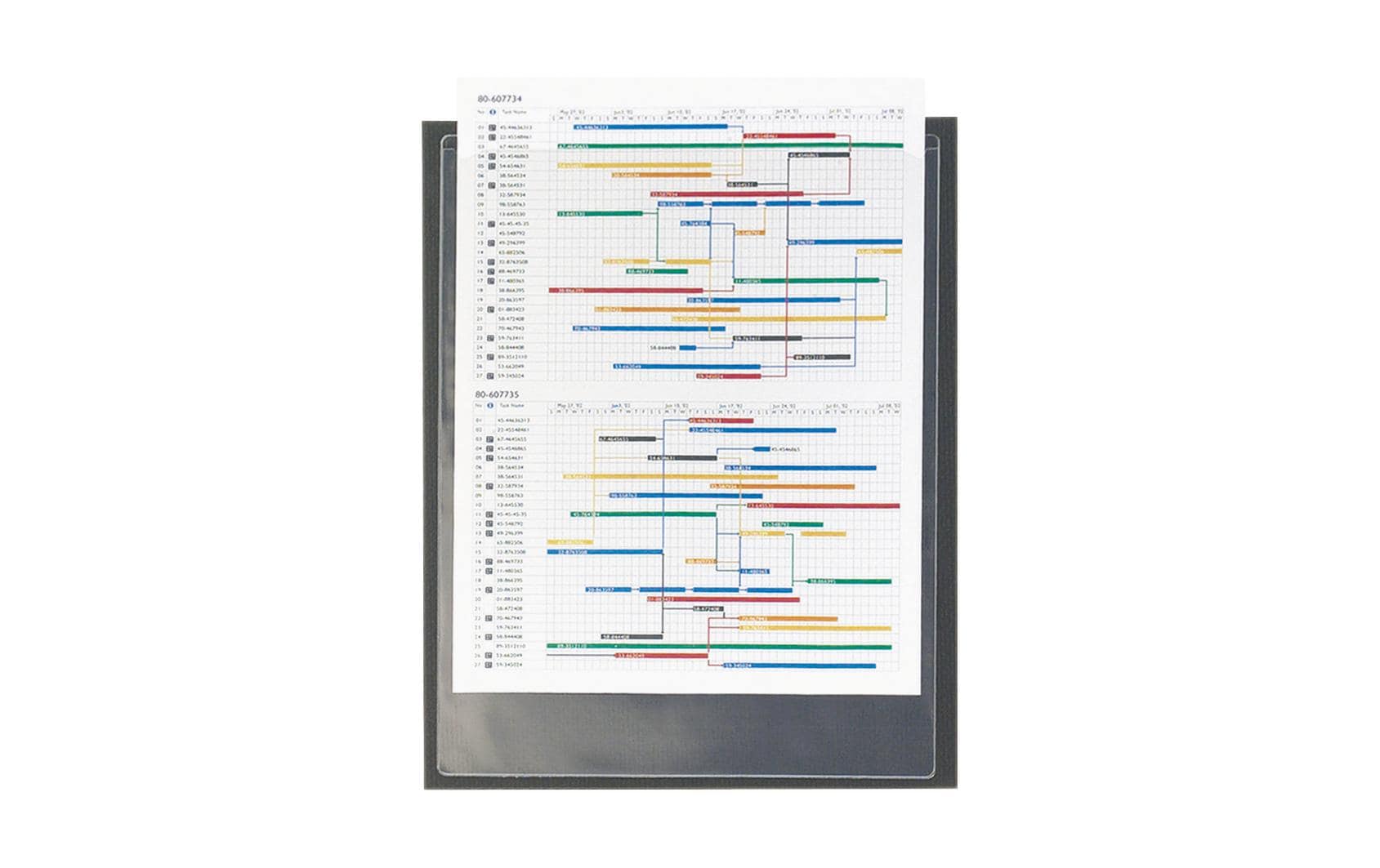 3L Sichthülle A5, 1 Fach, transparent – 10 Stück