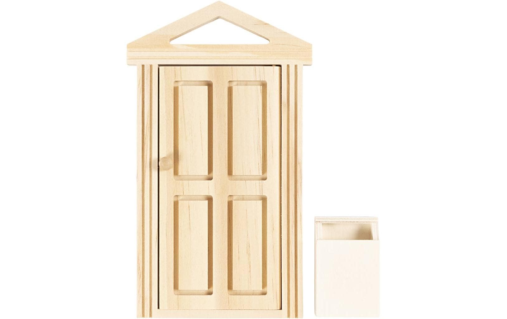 Creativ Company Bastelset – Elfentür / Wichteltür – 18 × 5,5 cm – Sperrholz