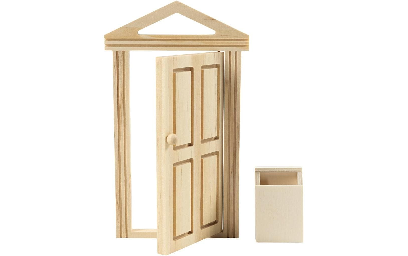Creativ Company Bastelset – Elfentür / Wichteltür – 18 × 5,5 cm – Sperrholz