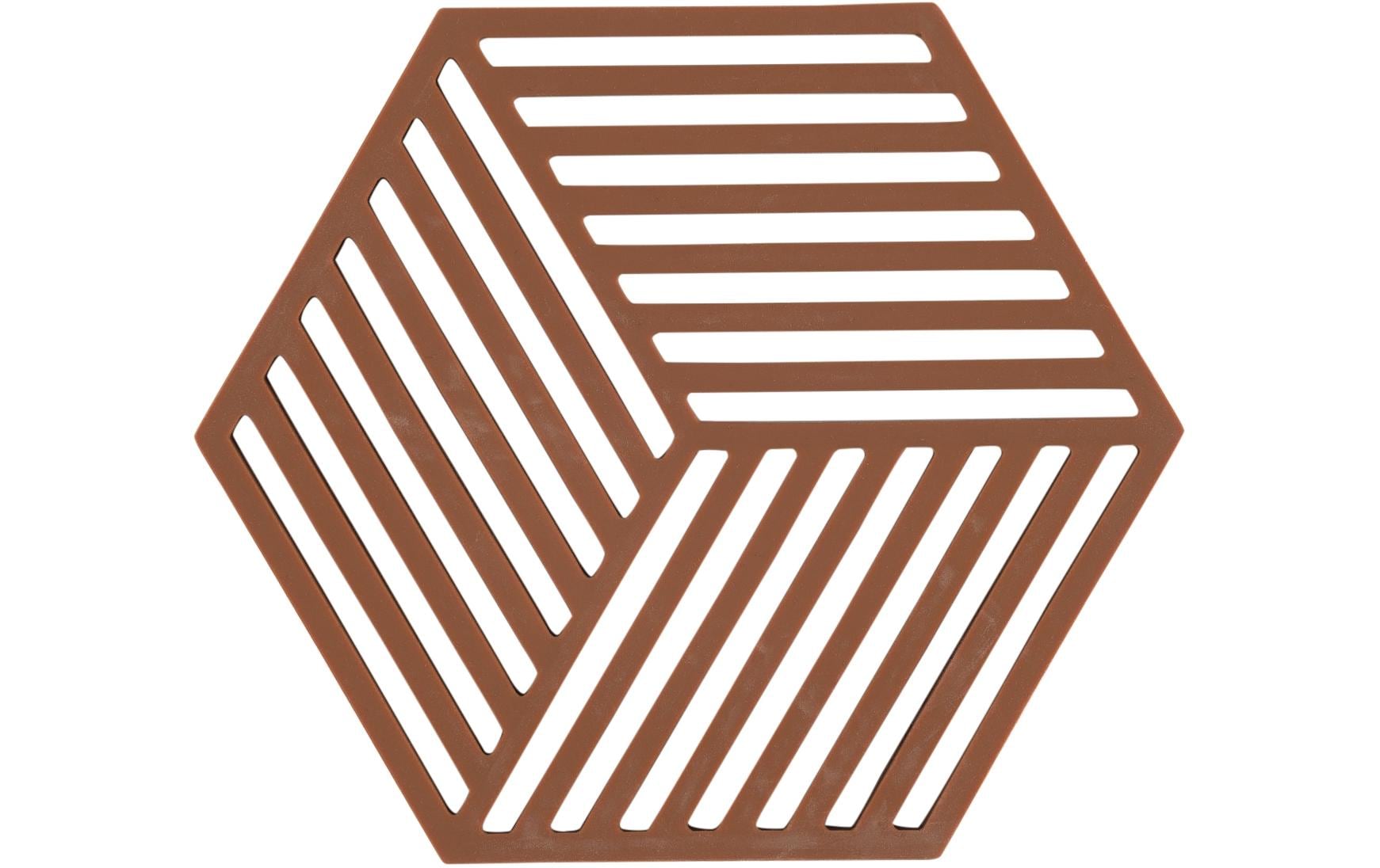 Zone Denmark Topfuntersetzer 16 × 14 × 0,9 cm, Silikon, Terrakotta
