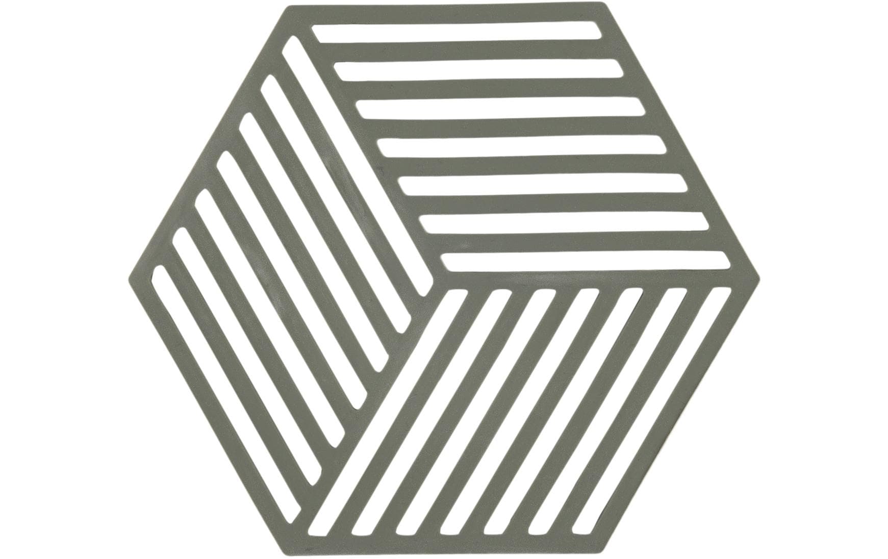 Zone Denmark Teekannen-Untersatz, Silikon, 16 × 14 × 0,9 cm, Olivgrün