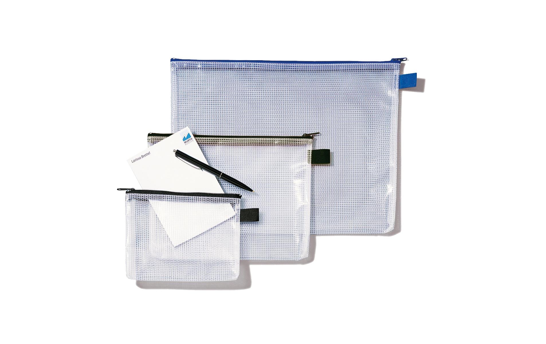 Rexel Reissverschlusstasche – für A4-Dokumente – 337 × 255 mm, Kunststoff, Schwarz – 1 Stück