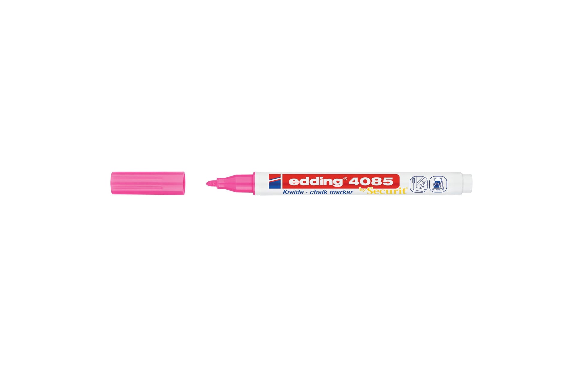 Edding 4085 Kreidemarker – Rund 1–2 mm – Pink, für Glas