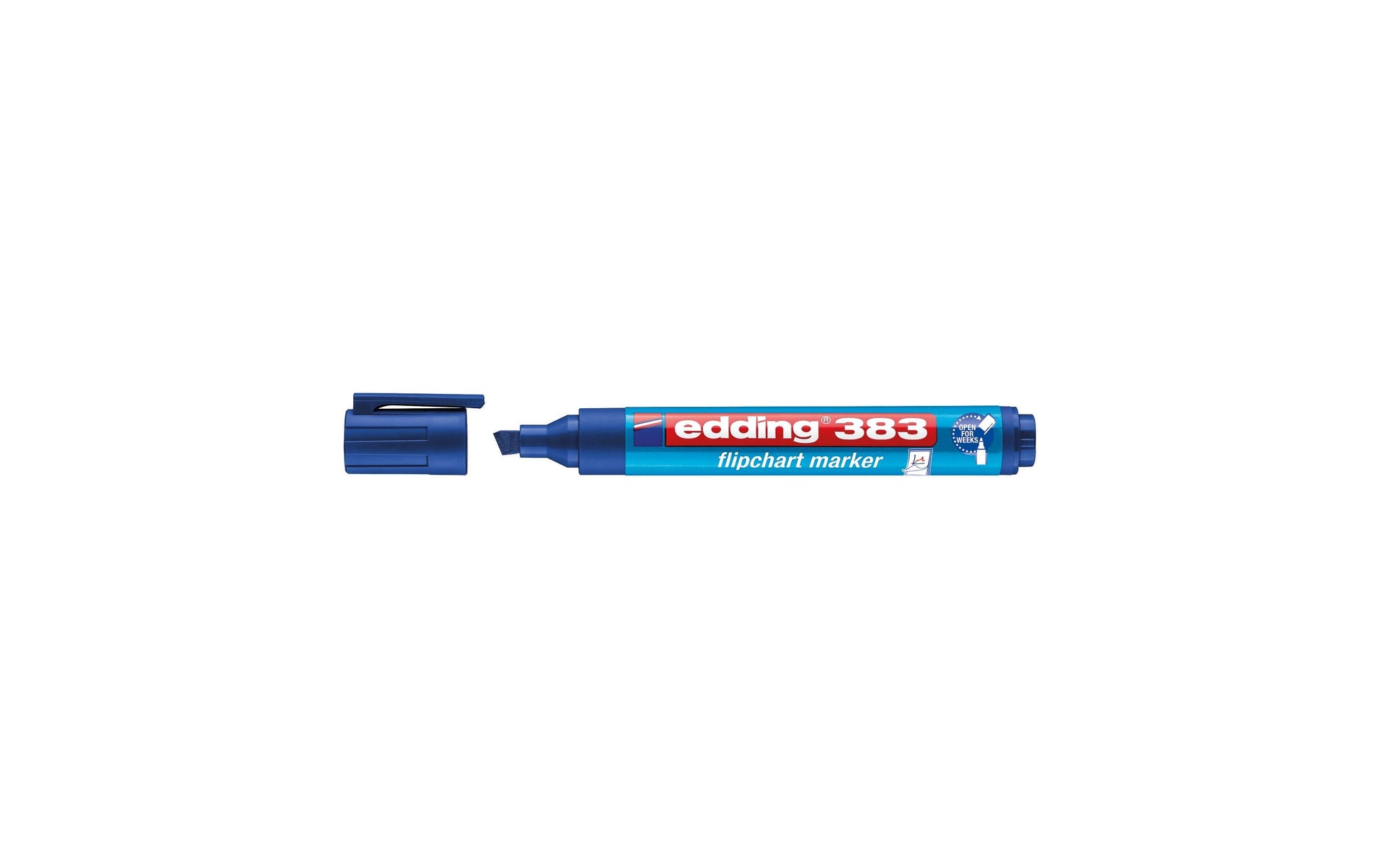 Edding Flipchart-Marker 383 – Keilspitze 1-5 mm – Blau