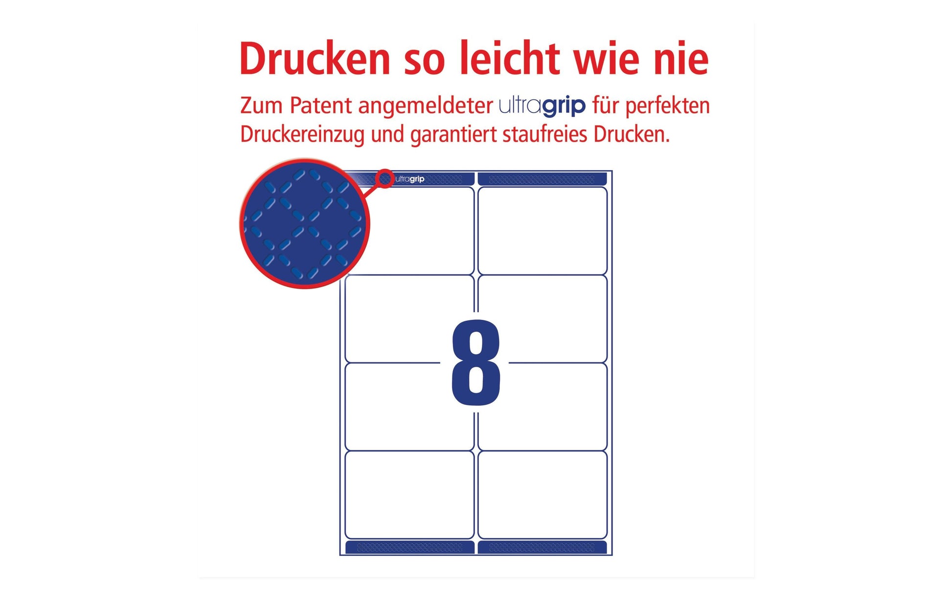 Avery Adressetiketten L7165-40, 68 mm × 99 mm, weiss, Papier, selbstklebend, 320 Stk.