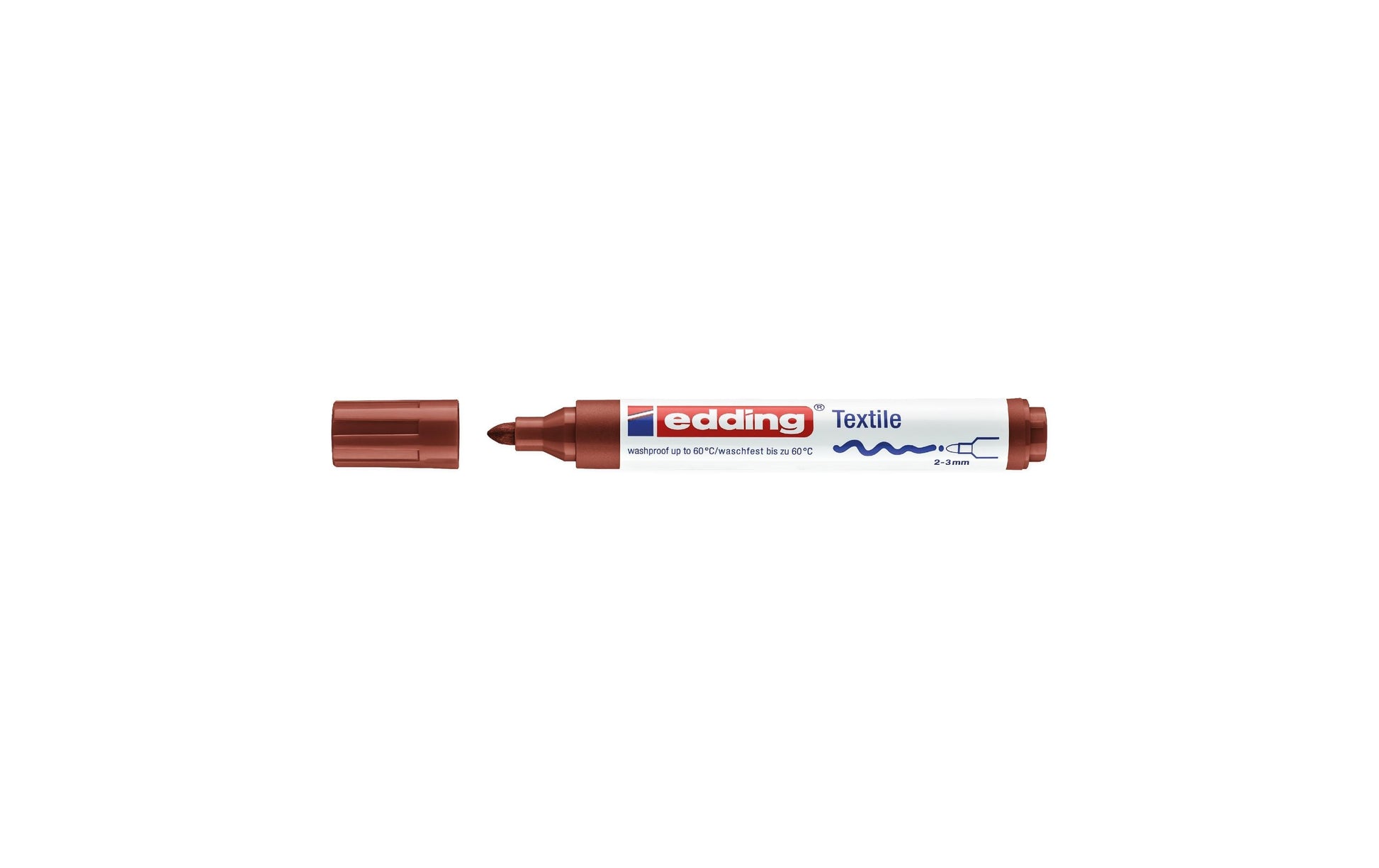 Edding Textilmarker für Permanentmarker – Braun