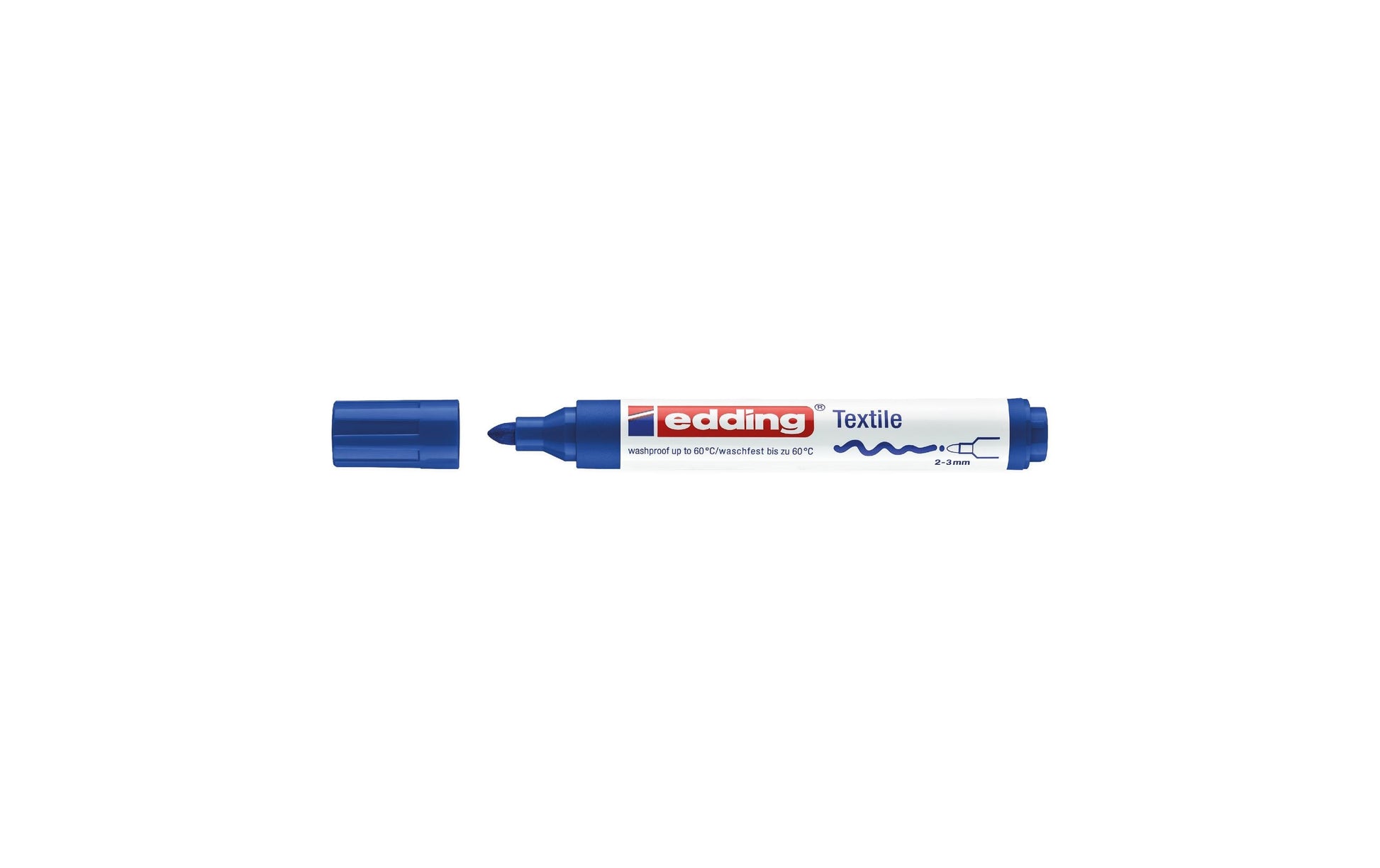 Edding Textil-Marker für Textilien – Blau