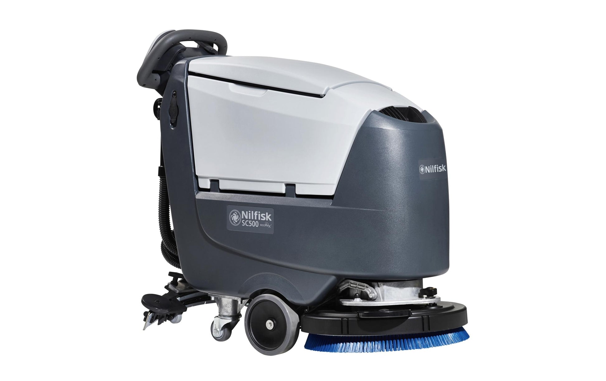 Nilfisk SC500 53B – Scheuersaugmaschine – Arbeitsbreite 53 cm, Tank 45 l, Akku, Grau
