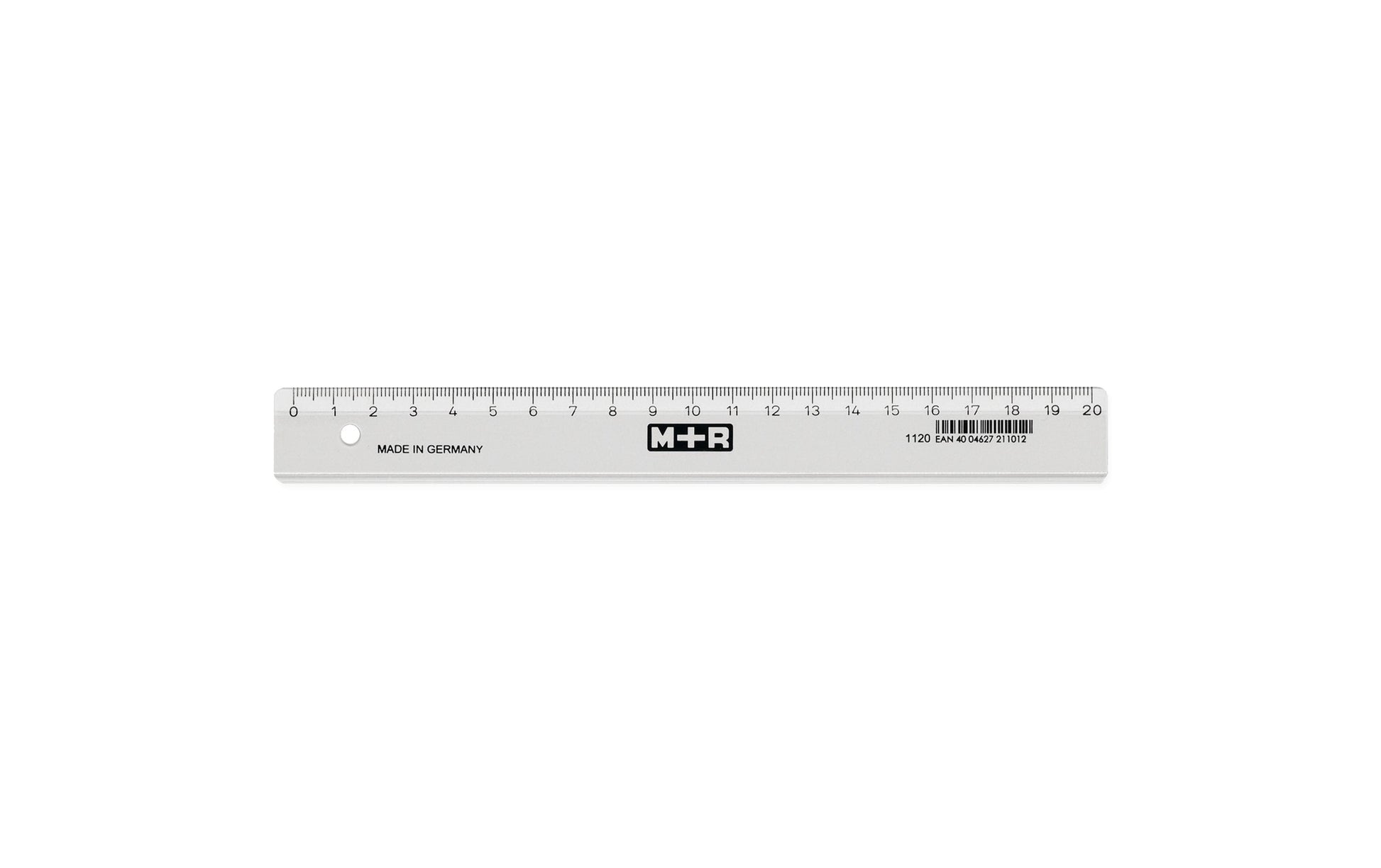 M+R Lineal – Kunststoff – 20 cm – transparent