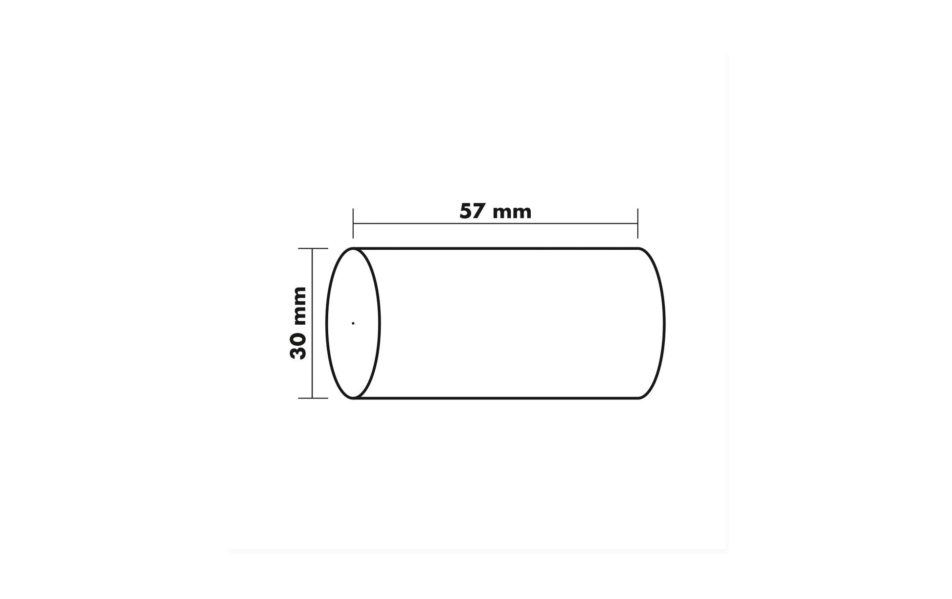 Exacompta Thermorolle – 57 mm × 9 m, Kern 12 mm, phenolfrei