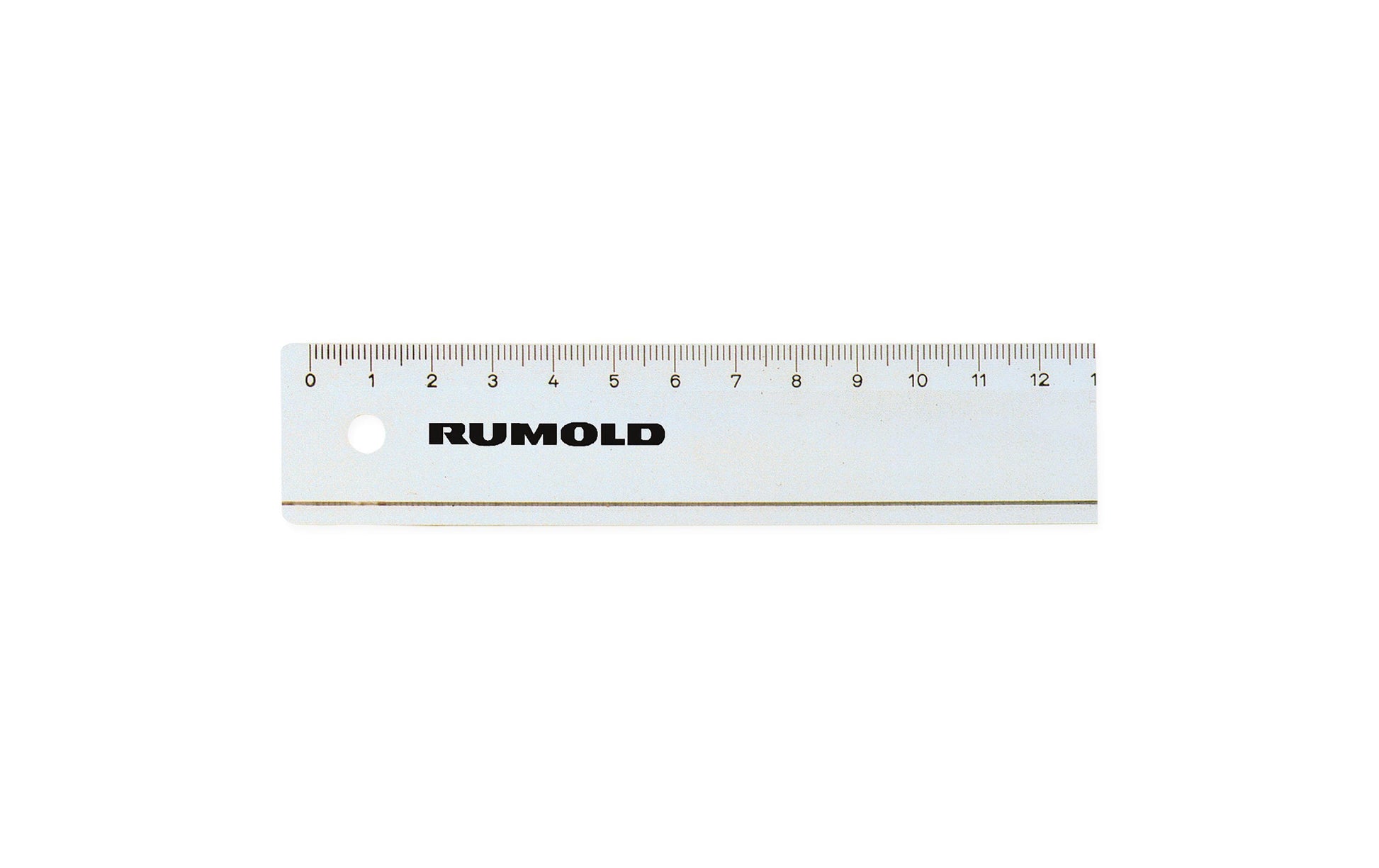 Rumold Lineal – Kunststoff – 50 cm – Tuschekante, Facette – Transparent – 10er-Pack