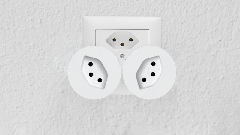 Steffen 3× Abzweigstecker (Funk), T13, mit Fernbedienung, 250 V, 10 A, 2500 W, IP20