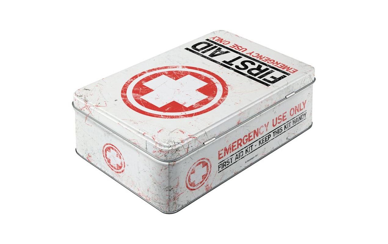 Nostalgic Art Aufbewahrungsbox 2,5 l – Metall – Weiss – 230 × 70 × 160 mm