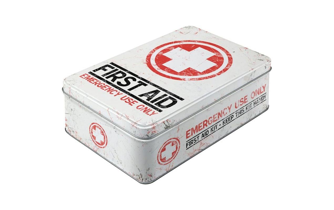 Nostalgic Art Aufbewahrungsbox 2,5 l – Metall – Weiss – 230 × 70 × 160 mm