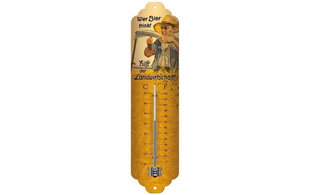 Nostalgic Art Wer Bier trinkt Temperatursensor – −20–50 °C, Innen/Aussen