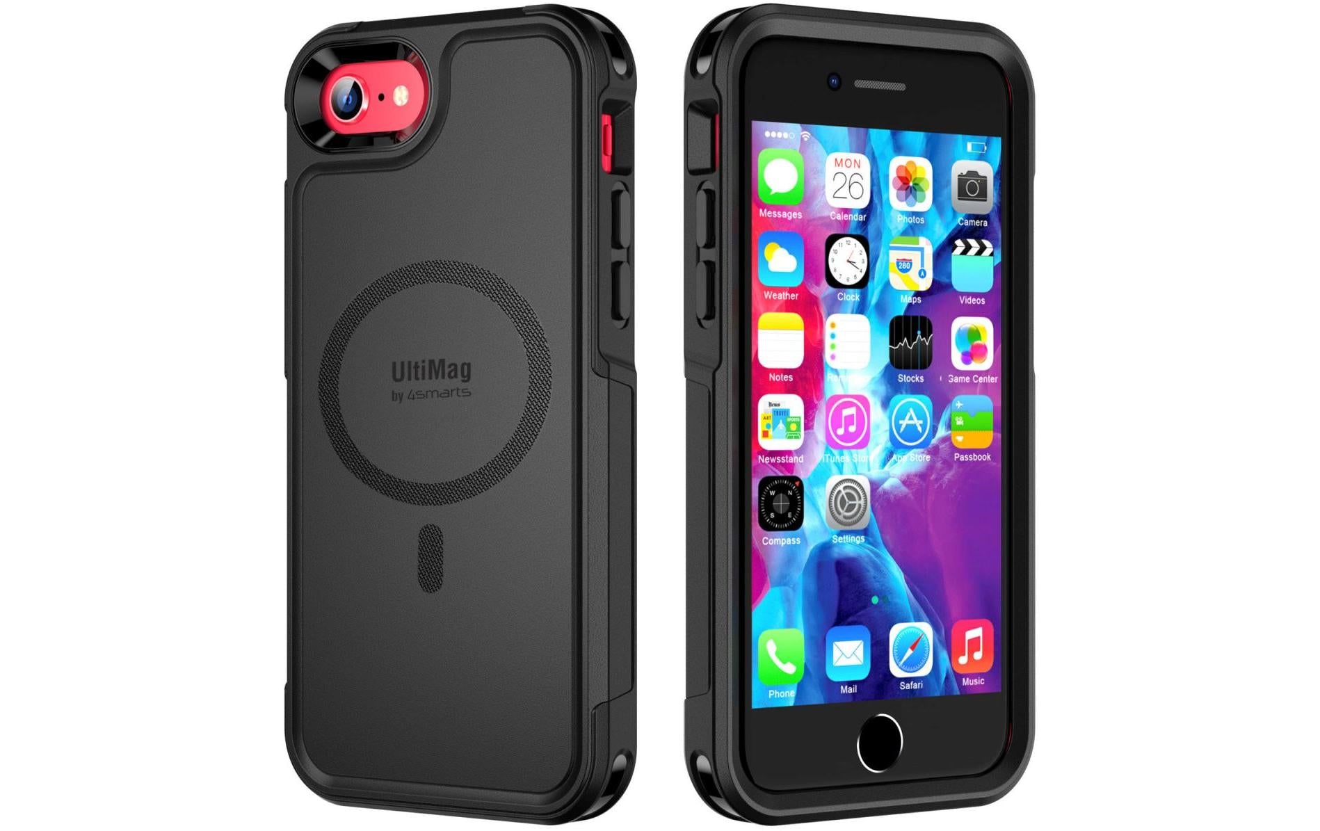 4smarts Defend Case Ultimag Backcover – für Apple iPhone SE (3./2. Gen.), iPhone 8/7, bis 2 m sturzsicher