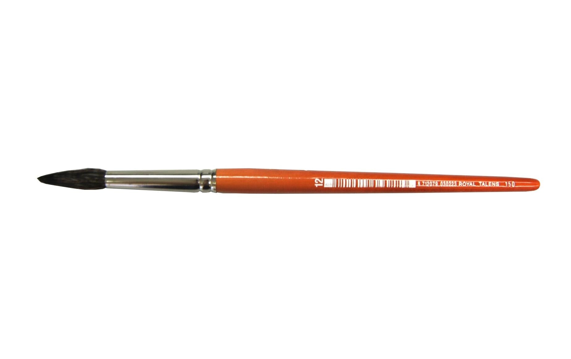 Talens Aquarellpinsel – Grösse 12, Ø 7 mm, 12er-Pack