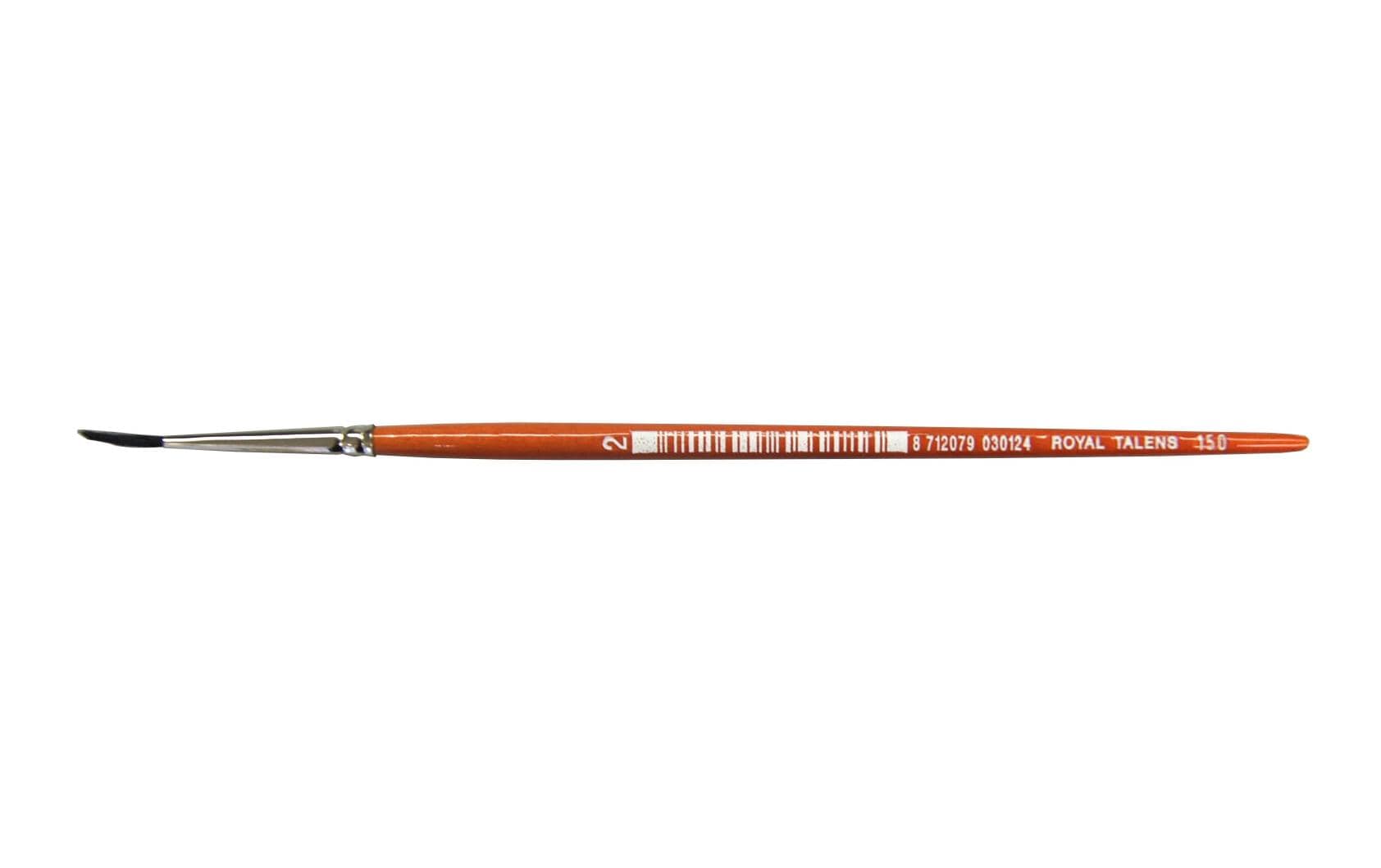 Talens 150 – Pinsel-Set – Grösse 2, Ø 1,6 mm, Rot, 12er-Set
