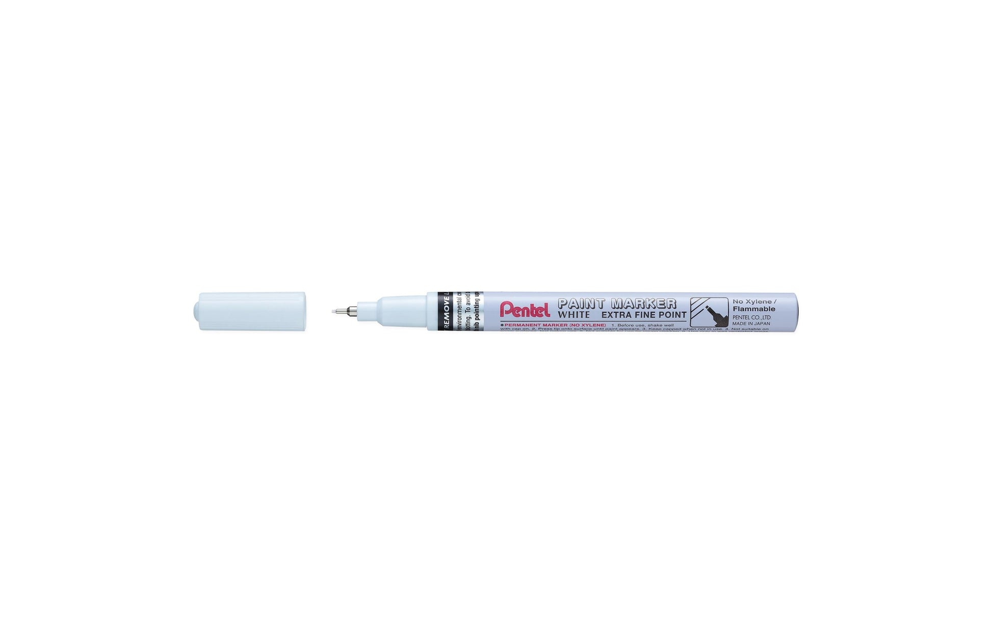 Pentel MFP10-W Paint Marker – Rundspitze 0,7 mm – Weiss