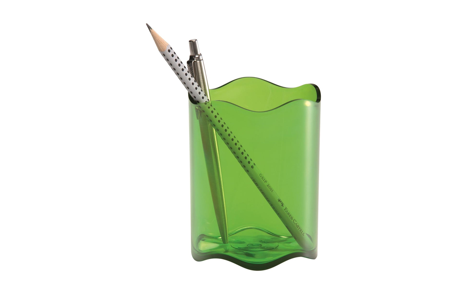 Durable Stifteköcher Trend – 1 Fach, Grün, Ø 80 × 102 mm, 1 Stück