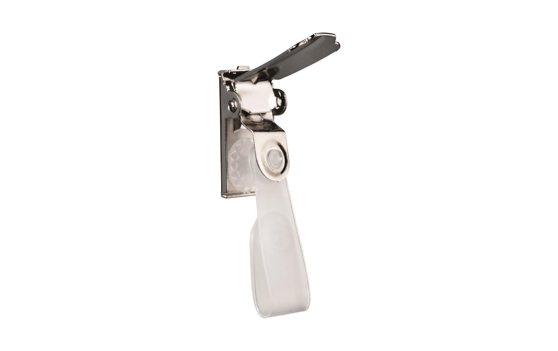 Durable Clips für Ausweishalter, Metall, Silber