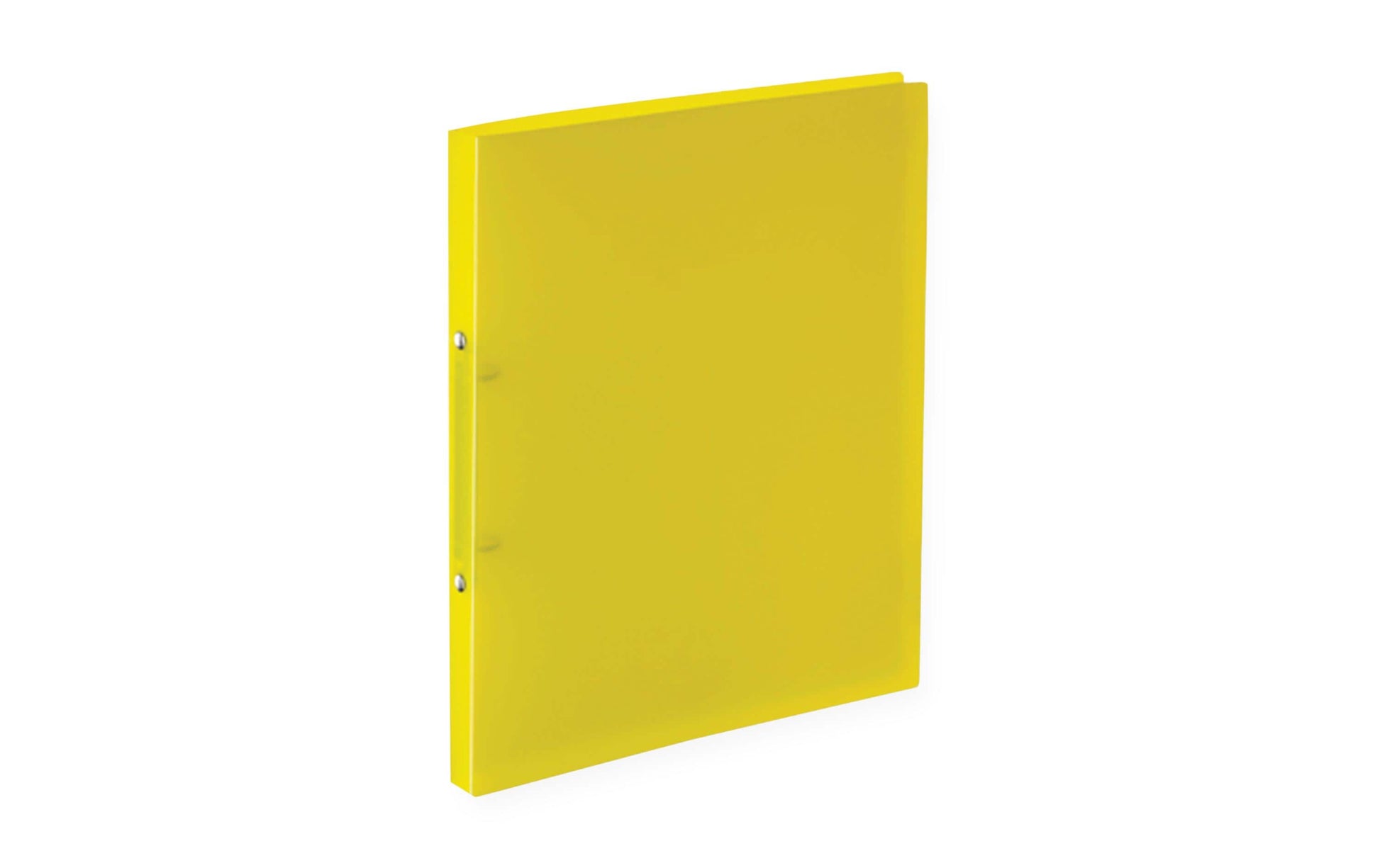 Kolma Zeigebuch Easy – A4 Hochformat – 2-Ring, Ø 10 mm, Rücken 20 mm – Gelb, Kunststoff, Recyclingfähig