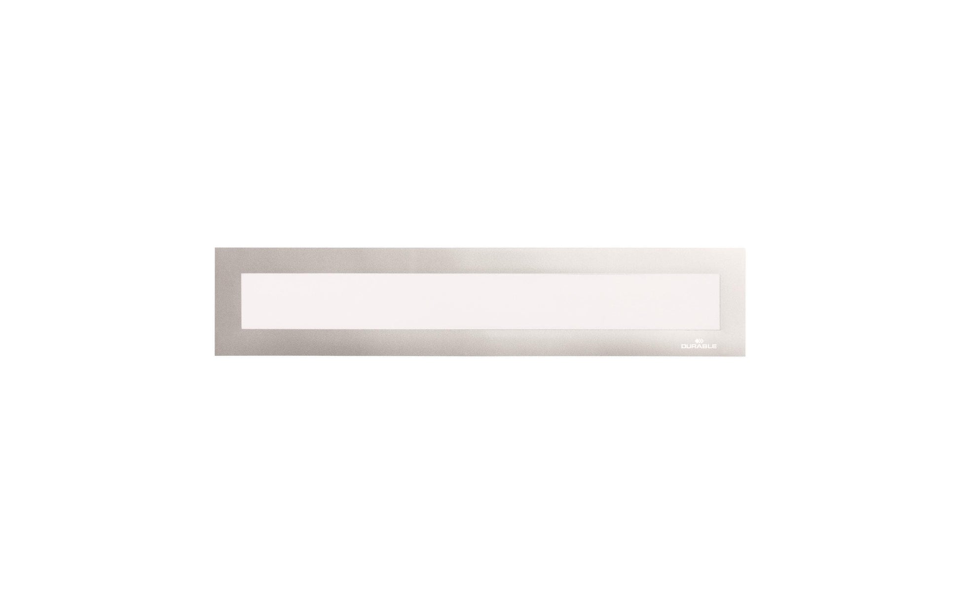 Durable DURAFRAME Magnetischer Top Magnetrahmen – 297 × 40 mm – Silber – 5er-Pack