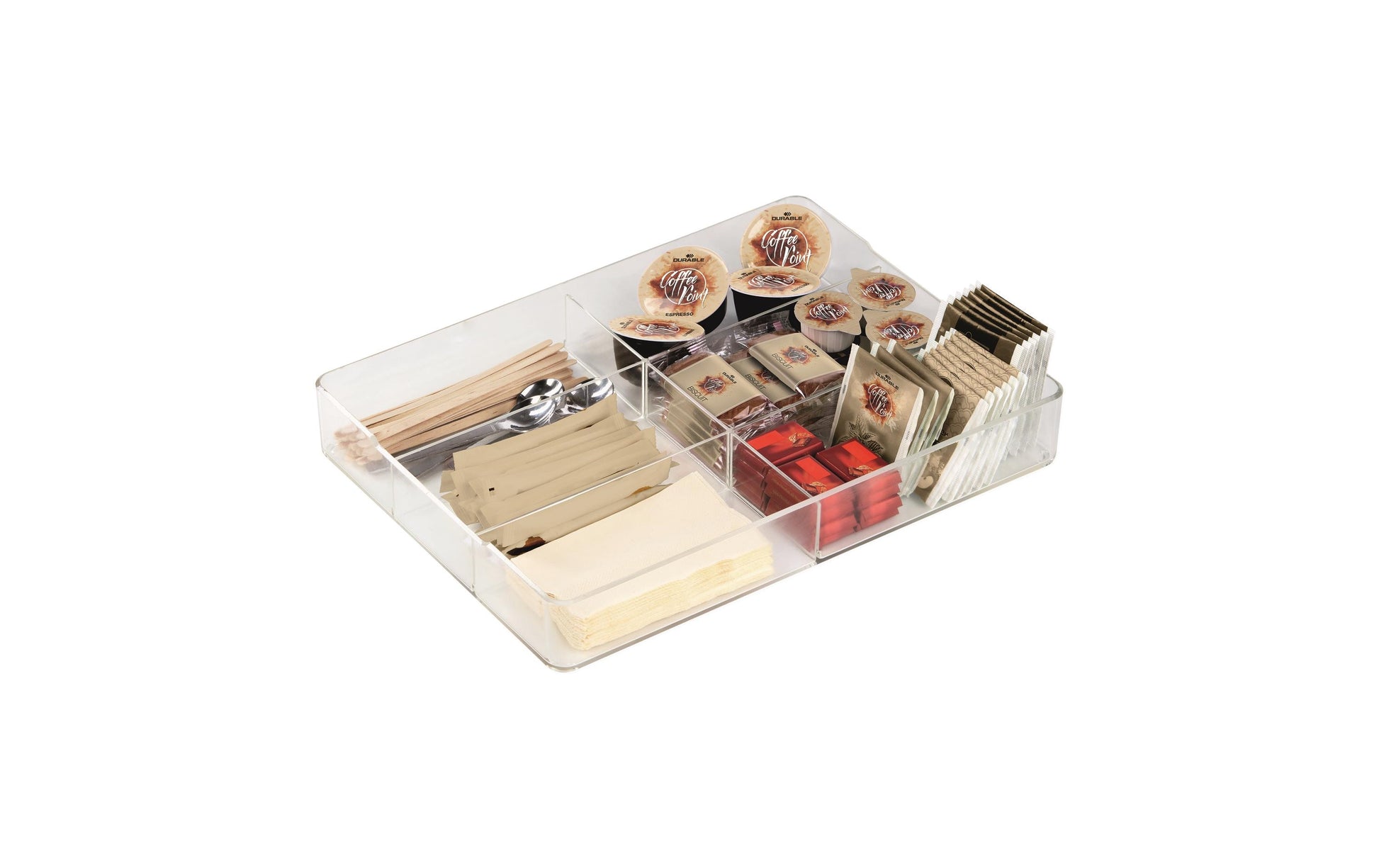 Durable Schubladeneinsatz – für Durable Schubladenelement Varicolor, Kaffeestation Coffee Point Box – 242 × 48