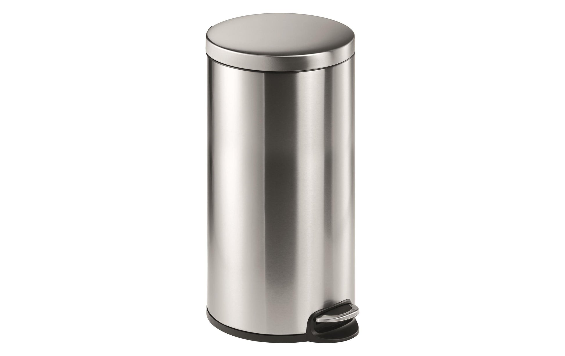 Durable Papierkorb – 30 l – Edelstahl – Ø 290 × H 355 mm
