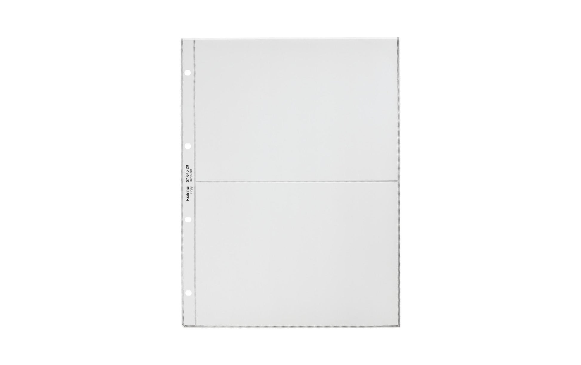 Kolma Sichtmappe A4 – transparent, Kunststoff, glänzend, 95 µm, 10er-Pack