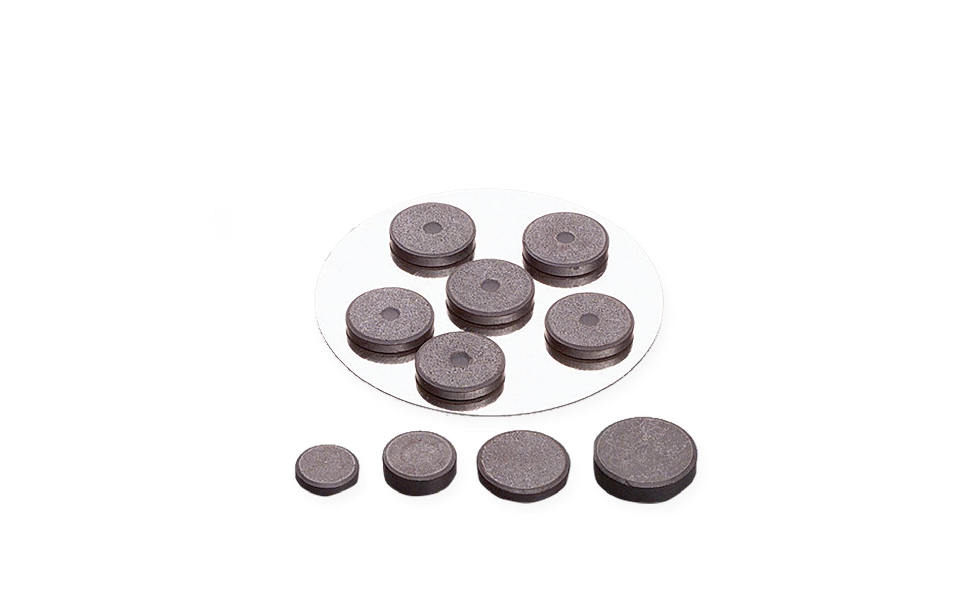 KNORR prandell Magnet-Rohlinge, Ø 20 mm × 3 mm, Set à 6